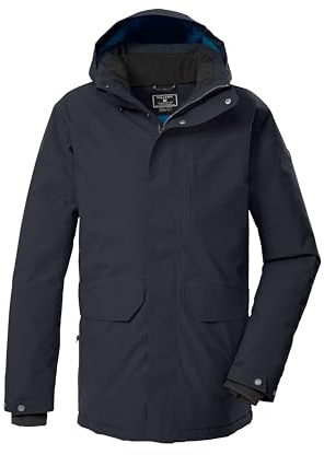 Killtec Herren Kow 85 Mn Prk Outdoorparka/Funktionsparka mit abzippbarer Kapuze
