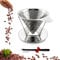 dailybrew Pour Over Coffee Maker, 2-4 Cup Stainless Steel Coffee Filter, Triple Layer Non-plastic Drip Coffee Maker, Easy Clean Portable Coffee Dripper, Pour Over Coffee Maker For Camping