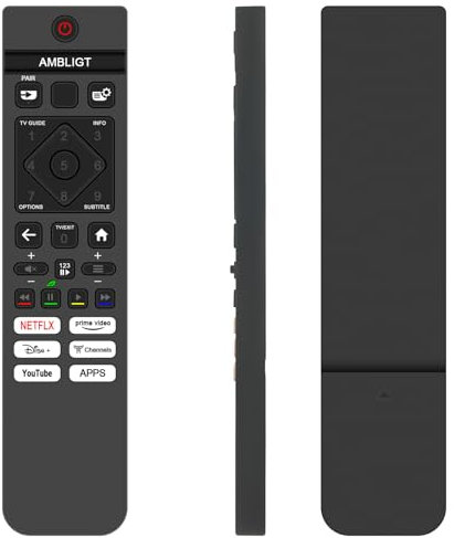 VINABTY 398GM10BEPHNE000CR Ersetzte Fernbedienung Passend für Philips 50PUS9000 43PUS8389/12 43PUS8909/12 48OLED759/12 48OLED859/12 55OLED859/12 50PUS8500,Ohne Sprachfunktion