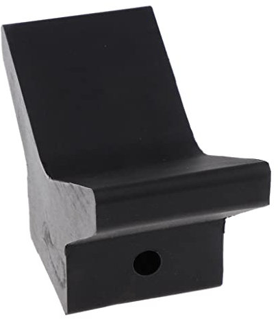jojomis 15,2 cm de largeur de montage pour remorque de bateau non marquante en caoutchouc moulé noir en V pour fixation sur support de treuil