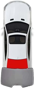 ERSUOIO Sonnenschutz Auto Seitenscheibe, für KIA Venga Magnetisch Sonnenschutz Auto Vorhang mit UV Schutz Autofenster Auto Baby Saugnapf Sonnenblende,A/1pcs Tailgate Window