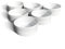 Furmaware White Porcelain Ramekins Set: 6-Piece Baking & Serving Individual Ramekin Bowls, Sturdy & Classy No Odor & Easy To Clean Ramekin Cups, Sauce, Dressing & Dip Ramekins (6oz)