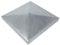 4 x SO-TOOLS® Pfostenkappe Pyramide Stahl verzinkt Abdeckkappe für Pfosten 100 x 100 mm