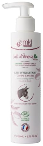 MKL Green Nature Eselsmilch Bio aus Gers Feuchtigkeitsspendende Körper- und Handmilch 200 ml