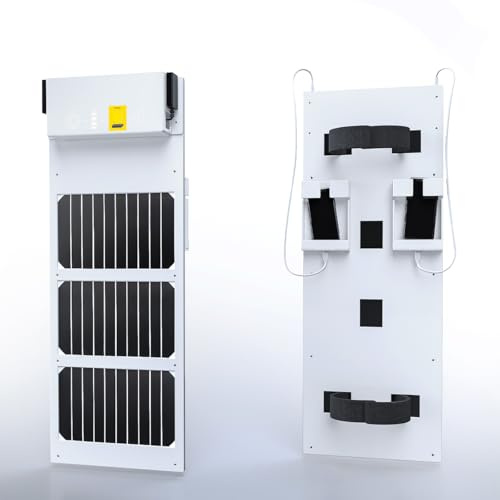 Solarpanel ENERGY2GO 16 W mit Halterung für 2 Mobiltelefone – USB Plug & Play alle Geräte – ideal für Smartphones Kunden Kunden Badestätten, Berghütten, Bars, Restaurants – Made in Italy
