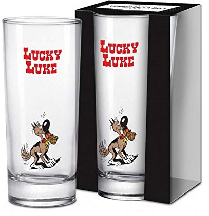 Lucky Luke Long Drink Glass Rantanplan Toys Bicchieri Boccali