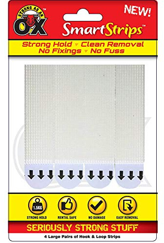Strong as an Ox Smart Strips 4 Pairs Large