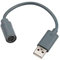 Adaptateur manette Xbox360 microsoft câble USB vers Ordinateur PC controler filaire gris