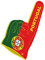HIGH FIVE FINGERS Portugal Fahne Weltmeisterschaft Europameisterschaft Flagge Fanartikel | Schaumstoff Hand für Spiele, Stadion, Events | One Size | 44 x 22 x 2,5 cm | Portugal