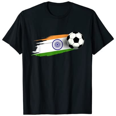India Flag Jersey Indian Soccer Team Indian T-Shirt