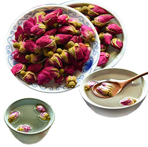 Bocciolo di rosa sfuso di tè alla rosa essiccato biologico senza fiori di zolfo Tè cinese Cibo sano (250g)