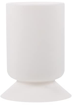 FRCOLOR Portapenne a Ventosa in Silicone Porta Pennelli Trucco in Silicone Organizer Per Porta Pennelli Da Trucco in Porta Penna Bianca Cosmetico Astuccio Alunno Gel Di Silice