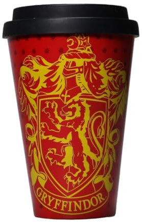 Harry Potter - Mug de Voyage en rPET Maisons de Poudlard Gryffondor 400ml