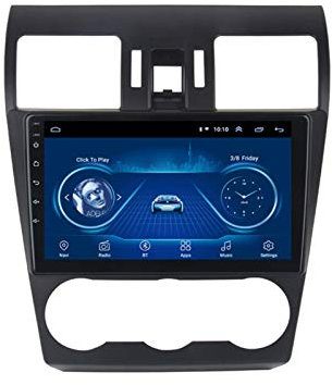 NUGIX Auto Multimedia Player Android 9.1 Auto Navigation System 9 Zoll Touchscreen Autoradio für Subaru Forester 2012-2015 Unterstützt Bluetooth/Multimedia,2G+32G-Eight-core