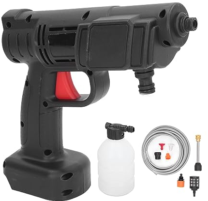 Idropulitrice a Batteria Portatile, 450psi Idropulitrice Elettrica Senza Fili Idropulitrice Portatile Ad Alta Pressione, 24v Idropulitrice Professionale Con 5m Tubo per Pulizia Del Dell'auto