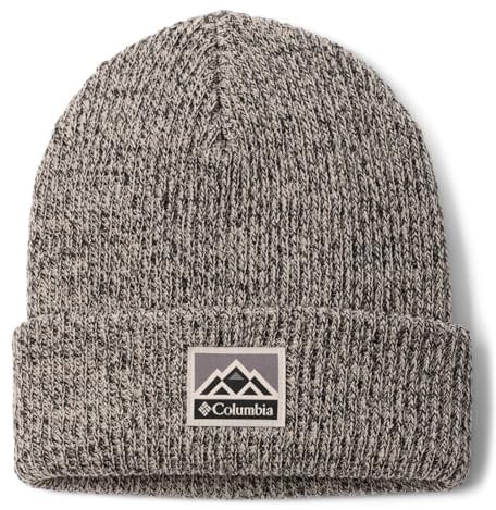 Columbia Unisex Whirlibird Cuffed Beanie Mütze, Dark Stone, Black Marled, Mountains, O/S