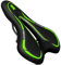 MSDADA Fahrradsattel Herren Bequem, Wasserdicht Gel MTB Ergonomisch Bike Tourensattel Velo für Damen, BMX/Rennrad/Mountainbike/Dirt Bike (Grün)