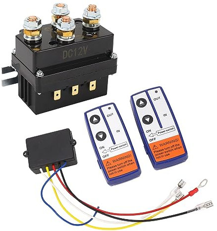 12V 500a Kit Relè Verricello Relè Verricello Interruttore Contattore Relè Verricello Automobilistico Relè Verricello Elettrico Durevole Per Tosaerba ATV Motoslitta