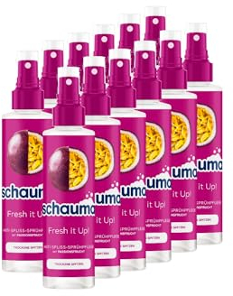 Schauma Sprühpflege Fresh it Up! (12x 200 ml), Sprühspülung hilft, das Haar zu entwirren, Spülung mit bis zu 230 °C Hitzeschutz, Haarspülung für intensive Geschmeidigkeit und gesund aussehendes Haar