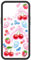 Wildflower Schutzhülle für Apple iPhone 12 Pro Max, kompatibel mit Apple iPhone 12 Pro Max, Blau, Weiß, Rot, trendy, Fruit, Kirsche – schützender schwarzer Stoßfänger, 1,2 m Falltest zertifiziert,