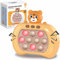 Quick Press Game Fidget Toys Pro for Kids Adults, Handheld Game Fast Puzzle Game Machine, Push Bubble Stress Toy, Relief Party Favors, for Boys
