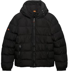 Superdry Herren Kapuzen-Sportpufferjacke