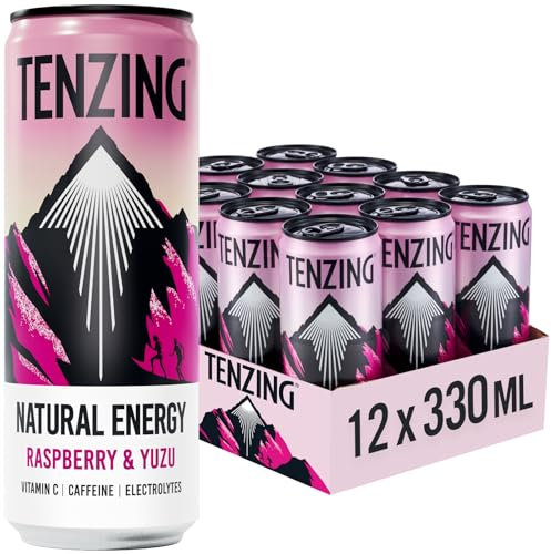 TENZING Natural Energy Raspberry & Yuzu 12 x 330ml
