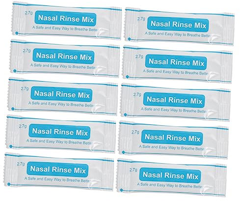 WATIIFUFU Nasenspülsalz Päckchen 40 Stück Instant Nasenwaschsalz Mischung Feine Schnell Lösliche Nasenspülung Für Kinder Und Erwachsene Effektive Nasenreinigung