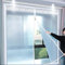 tow000ack Kits de Aislamiento para Ventanas y Puertas,Cortina de Plástico de Aislante Térmico a Prueba de Frío,Película Translúcido para Ventanas con Cremallera,Ancho x Alto (120cm x 130cm)