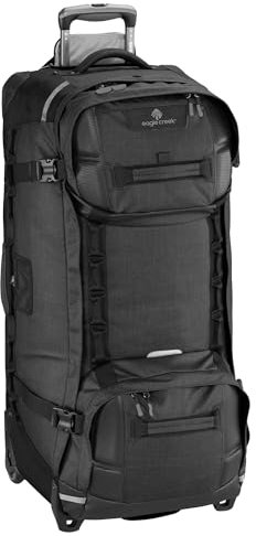 eagle creek Expanse ORV 2-Rad 91,4 cm Kofferraum – Reisetasche mit Rollen für Reisen & Abenteuer – strapazierfähiges, wetterbeständiges Gewebe – robuste Griffe – Nass- und Trockenfach – Schwarz