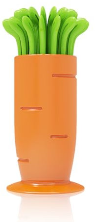 30 PCS Fourchettes, Pic Aperitif, Ensemble de fourchettes à fruits carottes, Fourchettes à fruits et à salade, Fourchettes à Dessert, Fourchettes à Cocktail, Mini fourchettes fourchettes à fruits