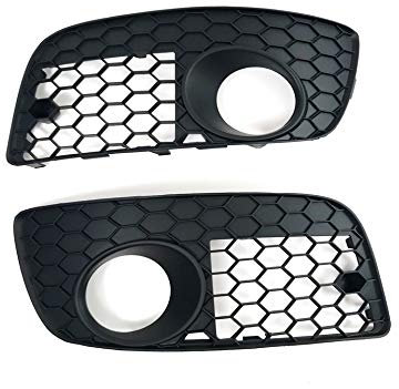 HZ-DESIGN 1 Satz Nebelscheinwerfer Lüftungsgitter Grill offen Links + Rechts passend für Golf 5 V GTI