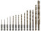 NordWolf 14-Piece Metric Cobalt Drill Bit Set for Stainless Steel & Hard Metals, with 1/4 Hex Shank for Quick Chucks & Impact Drivers, Sizes 1.5mm to 10.0mm in Storage Case