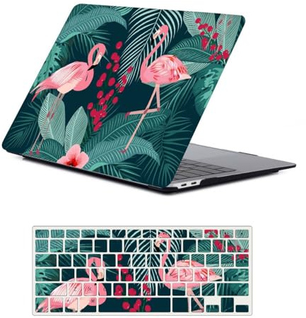 FFBOFFC Custodia Compatibile con MacBook Pro 16 Pollici 2023 2022 2021 Modello A2991 M3 A2780 M2 A2485 M1 Pro/Max, Plastica Custodia Rigida Protettiva Case & Tastiera Cover, Fenicottero