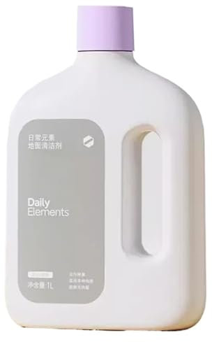 LKWVQRQE Liquido Detergente Speciale for Pavimenti da 1000 Ml, Compatibile con XiaoMi, Compatibile con MiJia, Compatibile con Omni, Robot Aspirapolvere Lavapavimenti