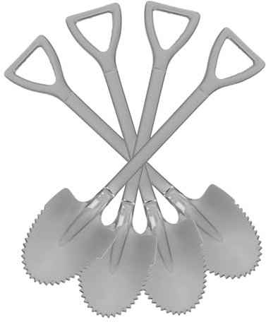 Veemoon 4er Set Kratzlöffel Für Grapefruit – Hochwertige Dessert- Und Servierlöffel Mit Ergonomischem Griff – Ideal Für Zuhause - Hotel Und Gastronomie – Perfekt Für Wassermelonen Und Mehr