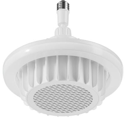 CRGANGZY Ceramic Bathroom Heater Remote Control Ceiling Fan with PTC Technology Exhaust Fan Heater Fan for Living Room Bedroom (220v Ivory)