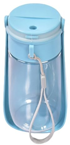 Bouteille d'eau de voyage pour chien - Bol pliable d'alimentation en plein air | Conteneur à boire portable de 450 ml pour animaux de compagnie voyage randonnée camping bouteille d'hydratation de cac