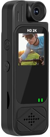 Geavonyg 2K Handheld Sports Pocket Camera Display 180 Degree Rotatable Lens Video Recorder Motion Camera Outdoor Sports Action Camcorder For Hiking