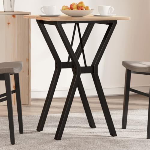 Frdhee Tischfüsse Tischbeine Couchtisch,Esstisch-Gestell in Y-Form 40x40x73 cm Stahl,Tischkufen für Frühstückstisch und Schreibtisch