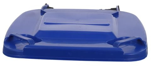 Blue Plastic Waste Bin Lid Replacement 33.60X32.00X2.80cm | Designed to Fit, Prevents Odors, Lightweight and Easy to Clean, for Kitchens Bathrooms Outdoor Areas For 30 litre bin