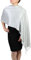Pashmina Shawls and Wraps for Women - Ideal for Summer Weddings and Special Events - Silver