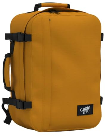 Cabinzero Classic Cabin Backpack 36L, Flight Approved Carry On with YKK Zips and Lightweight Build, Travel Rucksack