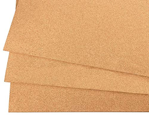 Kork Dämmplatten aus Presskork 900x600 mm - die ökologische und natürliche Art der Isolation (5 mm)