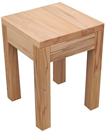 Hocker Beistelltisch Holztisch Kernbuche massiv. Maße : 30x30x50cm hoch. Massanfertigung.
