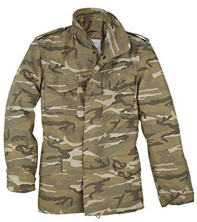 Surplus Raw Vintage Men´s US Fieldjacket M 65, Desserlight, S