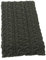 Aran Crafts Irischer Schal mit Zopfmuster, schwer, für kaltes Wetter, 25,4 x 162,6 cm, 100% Merinowolle, Grün (Army Green), Einheitsgröße