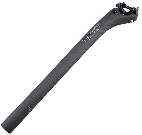 Alfa Pasca Sattelstütze schwarz Fahrrad sattelstütze Carbon Sattelstütze MTB Offset 25mm 3K Matt 27.2x400mm Sattelstütze MTB