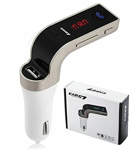 Wireless Bluetooth FM Transmitter In Car Radio LCD MP3 Player + USB TF AUX Slot