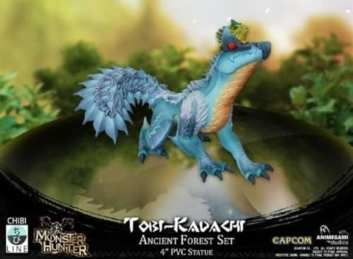 Monster Hunter Animegami AGS-CAPMHFTK Monsterjäger PVC Figur (Tobi-Kadachi), blau, 4 Inchs